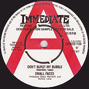 Don't Burst My Bubble (Small Faces) / Come Home Baby (Rod Stewart & P. P. Arnold), Immediate CMWSE 1108, 2005, 7″45 RPM.