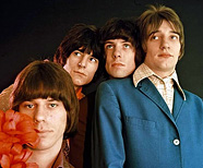 Jeff Beck (guitar), Ron Wood (bass), Aynsley Dunbar (drums), Rod Stewart (vocals), 1967.