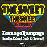 Teenage Rampage / Own Up, Take a Look at Yourself, RCA Victor 74-16 394, Jan 1974, 7″45 RPM.
