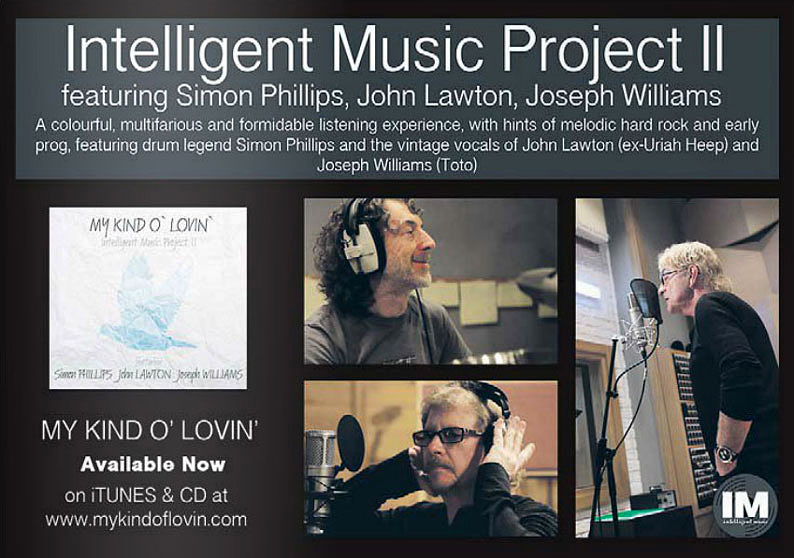 INTELLIGENT MUSIC PROJECT II. SIMON PHILLIPS, JOHN LAWTON, JOSEPH WILLIAMS.